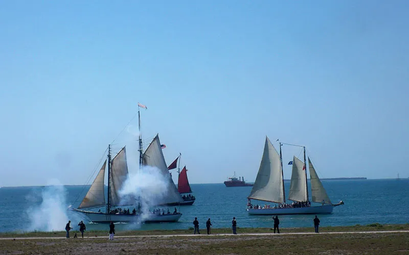 Civil War Heritage Day Sea Battle - Schooner America 2.0