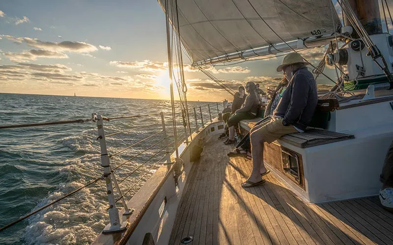 Sailing aboard Schooner America 2.0 in Key West