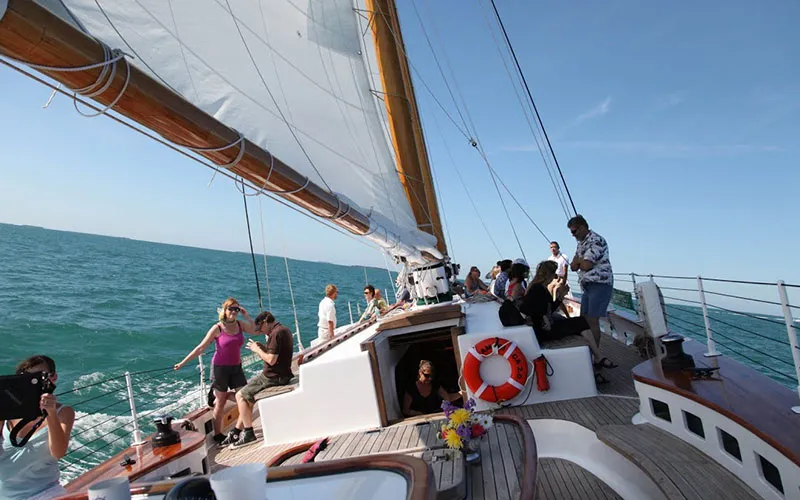 Sailing in Schooner Wharf aboard Schooner America 2.0 | Classic