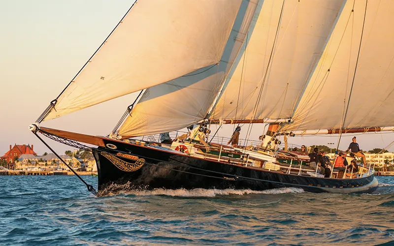 Christmas Eve Sunset Sail - Schooner America 2.0 | Classic Harbor Line