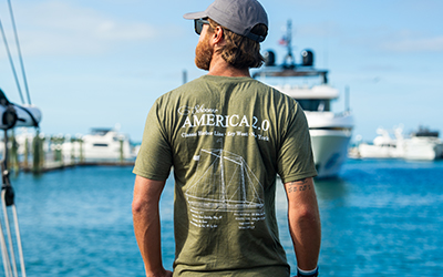 Schooner America 2.0 Mens T-shirt